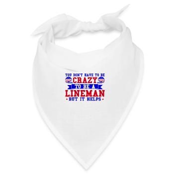 American Football Mannschaft American Football Foo - Bandana - Weiß - Vorne