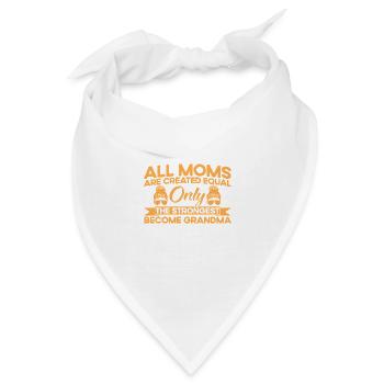 Nur die Stärksten Mutter & Großmutter Geschenk - Bandana - Weiß - Vorne