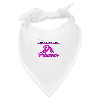 Prinzessin Doktor Geschenk - Bandana - Weiß - Vorne