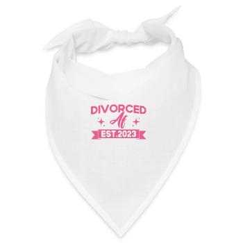 Geschiedene Ex Partner Geschieden Geschenk - Bandana - Weiß - Vorne