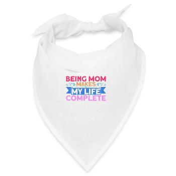 Mutter Mama Großmutter Geschenk - Bandana - Weiß - Vorne
