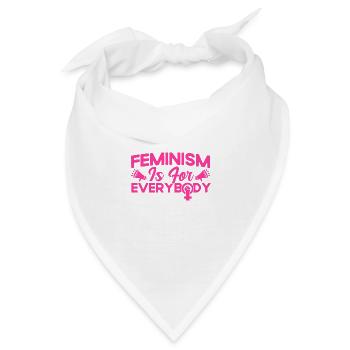 Rechte der Frauen Feministisch Ermächtigung Gesche - Bandana - Weiß - Vorne