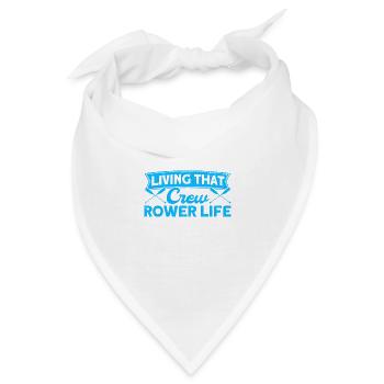 Rudern Mannschaft Ruderer Ruderer Geschenk - Bandana - Weiß - Vorne
