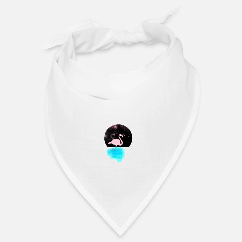 Flamingo Lake Galaxy Gift Idea A.I. Art Bandana