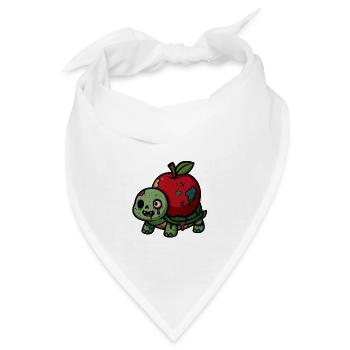 Zombiekröte - Bandana - Weiß - Vorne