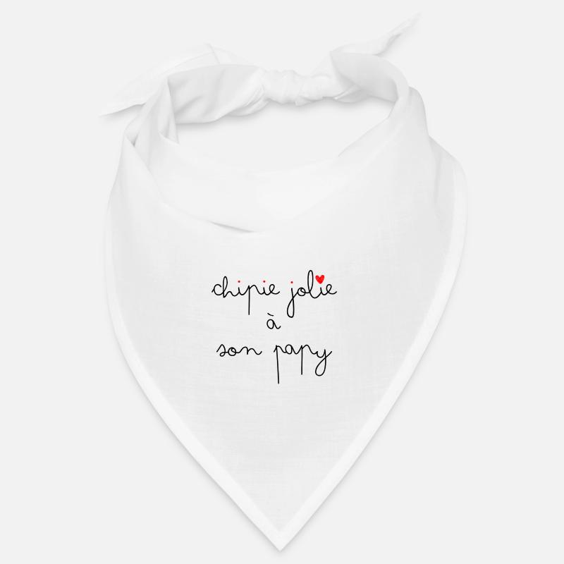 Chipie jolie à son papi Bandana