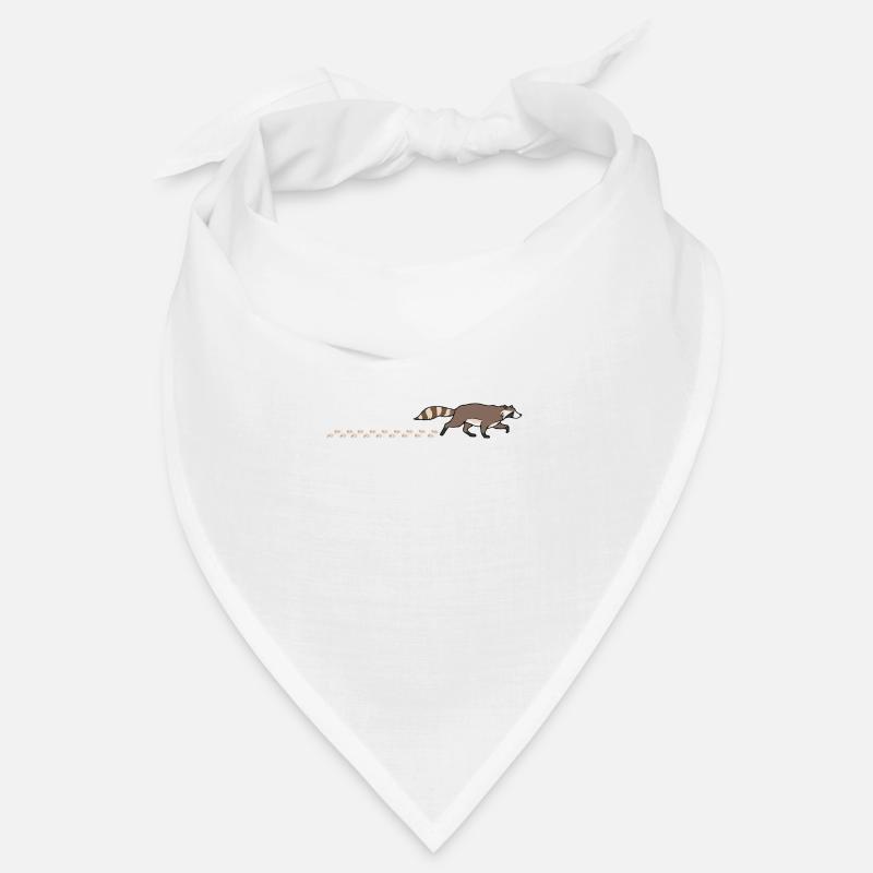 Empreintes de pattes d'animaux se dandinant Bandana