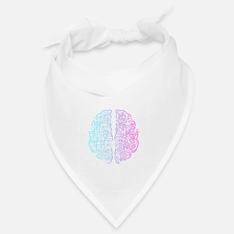 Left Brain Right Brain Bandana