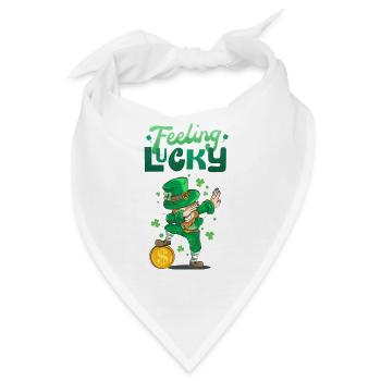 Fröhlichen St Patrick Tag. St. Patrick's Day! - Bandana - Weiß - Vorne