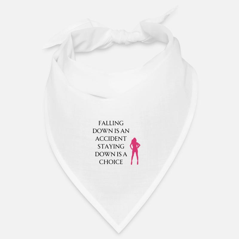Motivation Statement - Falling down is an accident Bandana