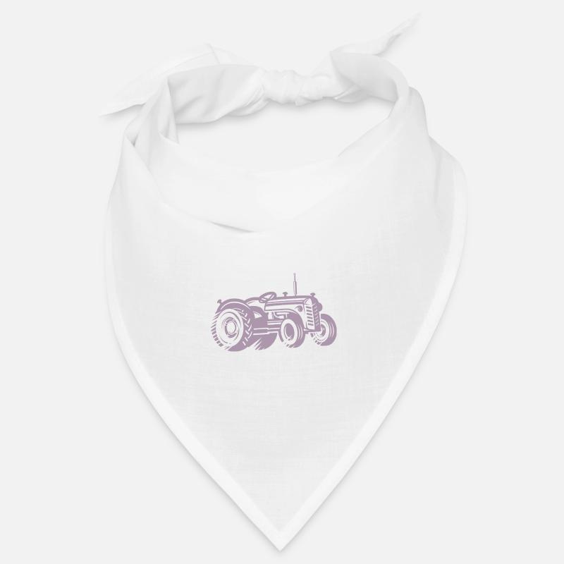 Traktor Silhouette Bauer Landwirtschaft Bandana