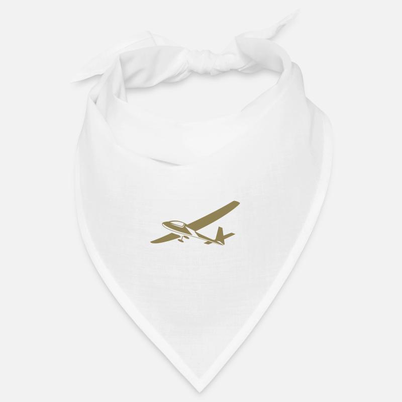 Glider Pilot Silhouette Minimalist Bandana