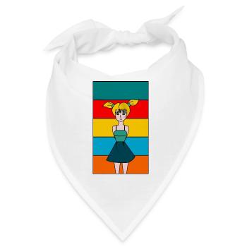 EHEFRAU. TOCHTER. JUGENDLICHER. FRAUENTAG - Bandana - Weiß - Vorne