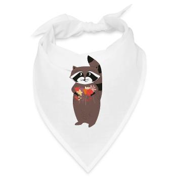 Racoon - Bandana - Weiß - Vorne