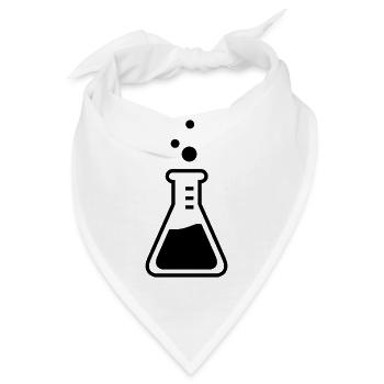 chemist flask profession - Bandana - Weiß - Vorne