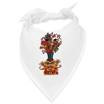 der Zirkus - Bandana - Weiß - Vorne
