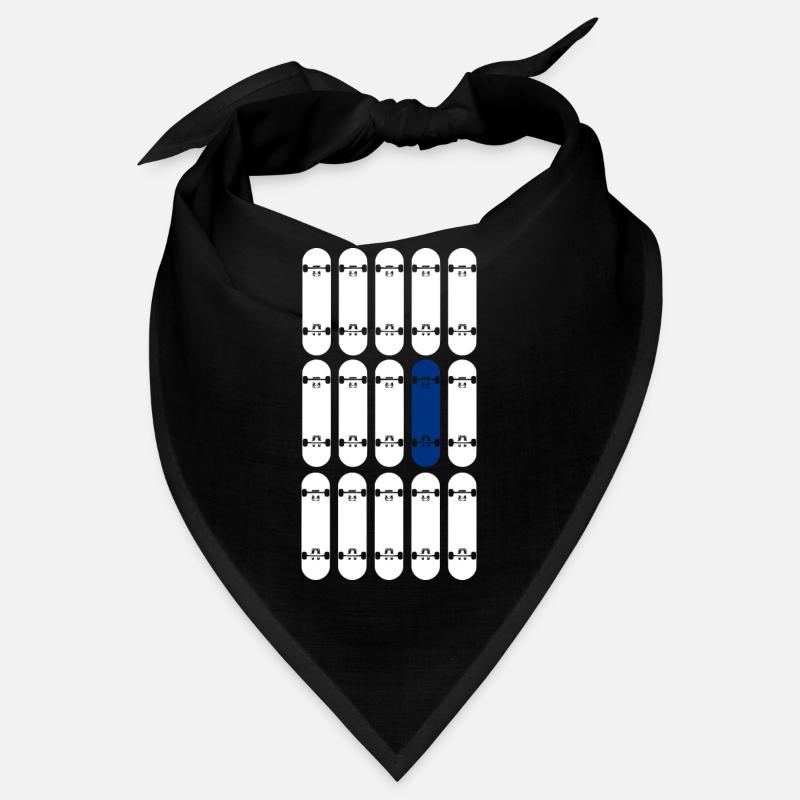 OneBoardBlue / Blanc Bandana