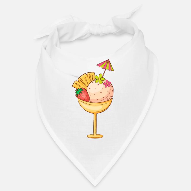 Eis Speiseeis Eiskrem Eiscreme Kugeleis Eisbecher Bandana