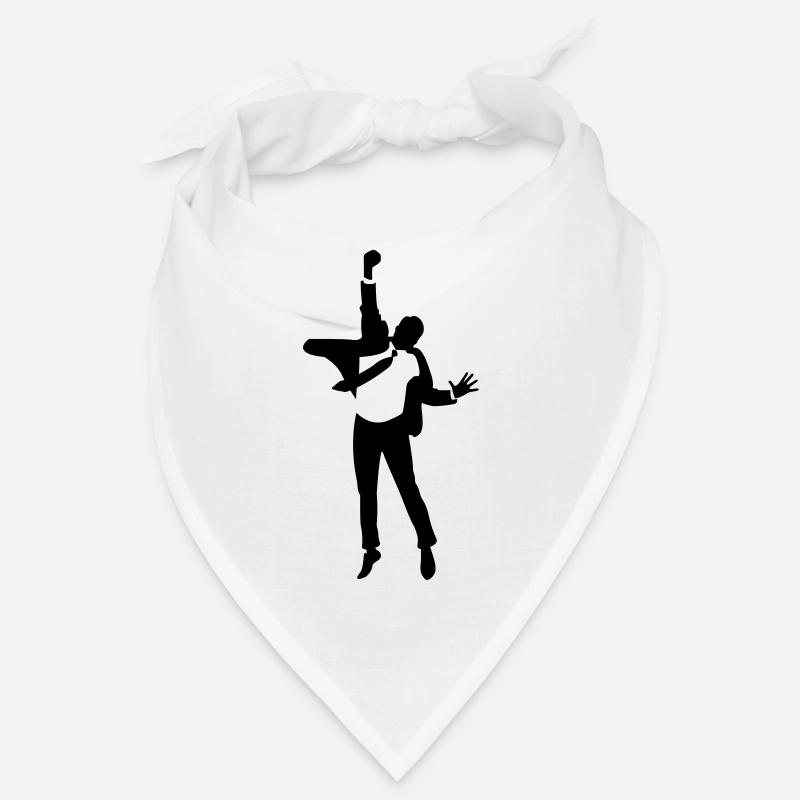 A jumping Manager Bandana