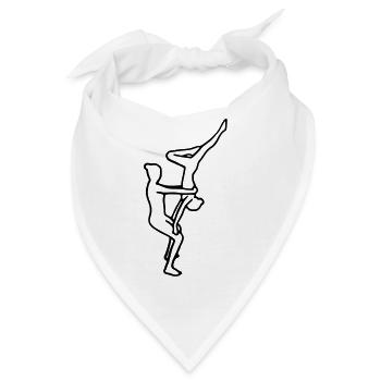 Akrobatik - Bandana - Weiß - Vorne