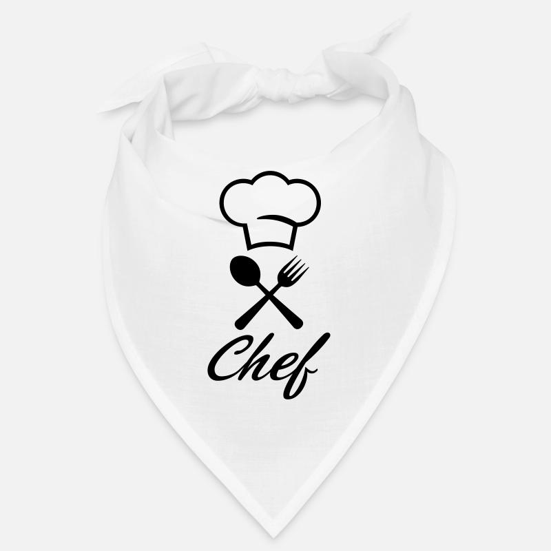 Chef Cuisine - Bandana - blanc