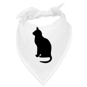 cat - Bandana - Weiß - Vorne