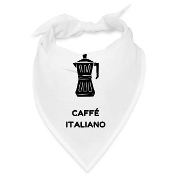 CAFFÉ ITALIANO - Bandana - Weiß - Vorne