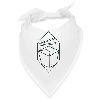 Essstäbchen zum Mitnehmen - Bandana - Weiß - Vorne