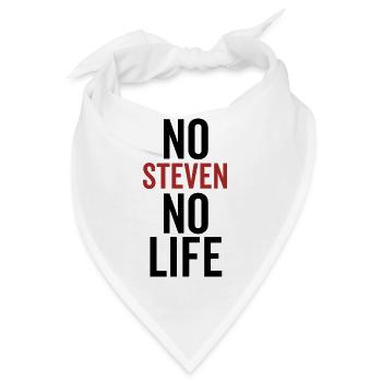 Kein Steven Kein Leben - Bandana - Weiß - Vorne