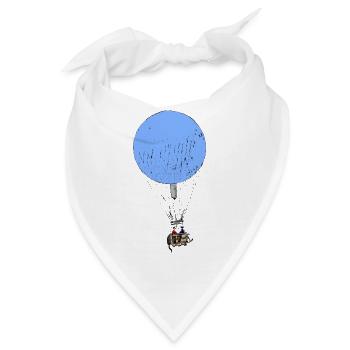 Heißluftballon - Bandana - Weiß - Vorne