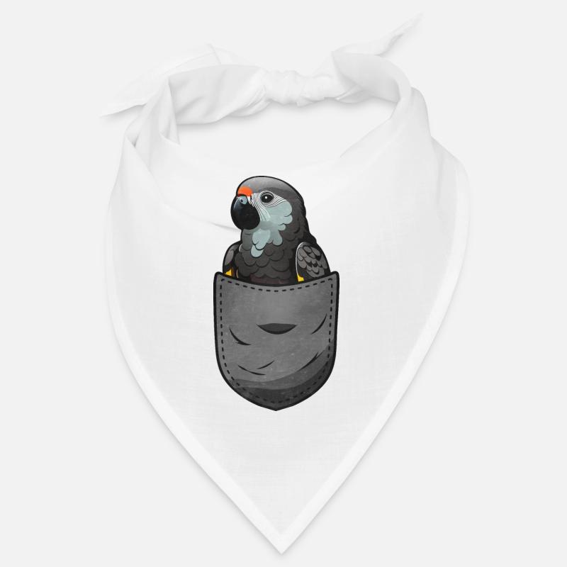 African Grey Parrot Gift Bandana