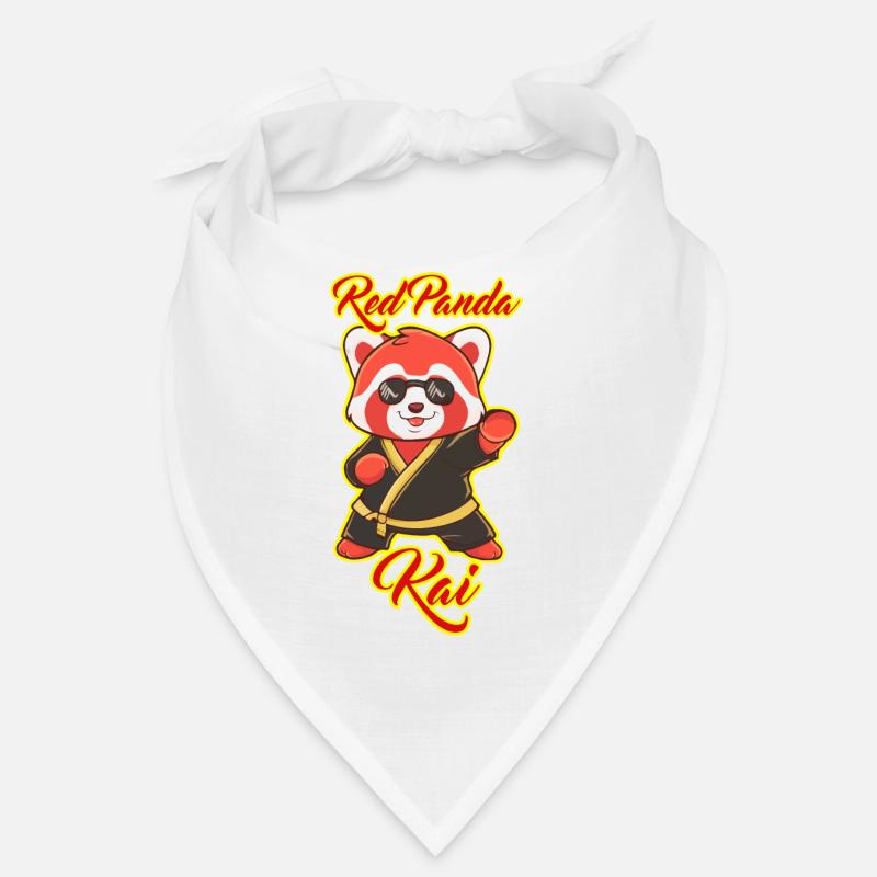 red panda kai - Bandana - Weiß