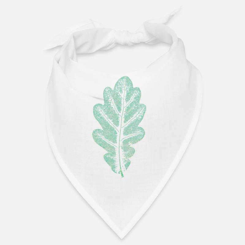 Eichenblatt - Helles Naturgrün- Blatt/ Eiche/ Baum Bandana