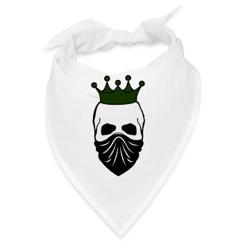 skull bandit king 02 - Bandana - Weiß - Vorne