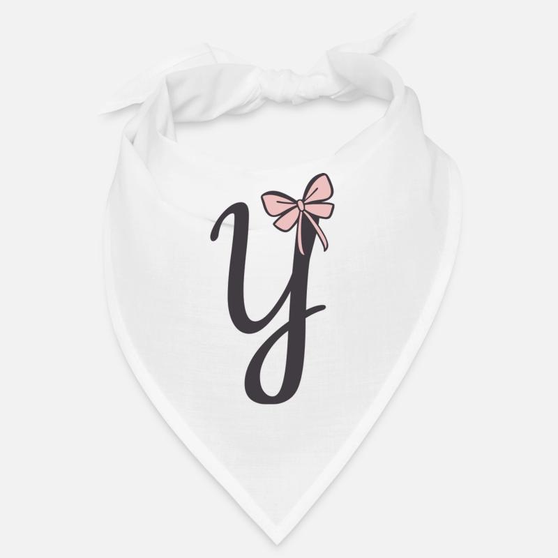Ruban Lettre Y Initiale Bandana