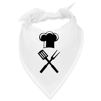 koch besteck - Bandana - Weiß - Vorne