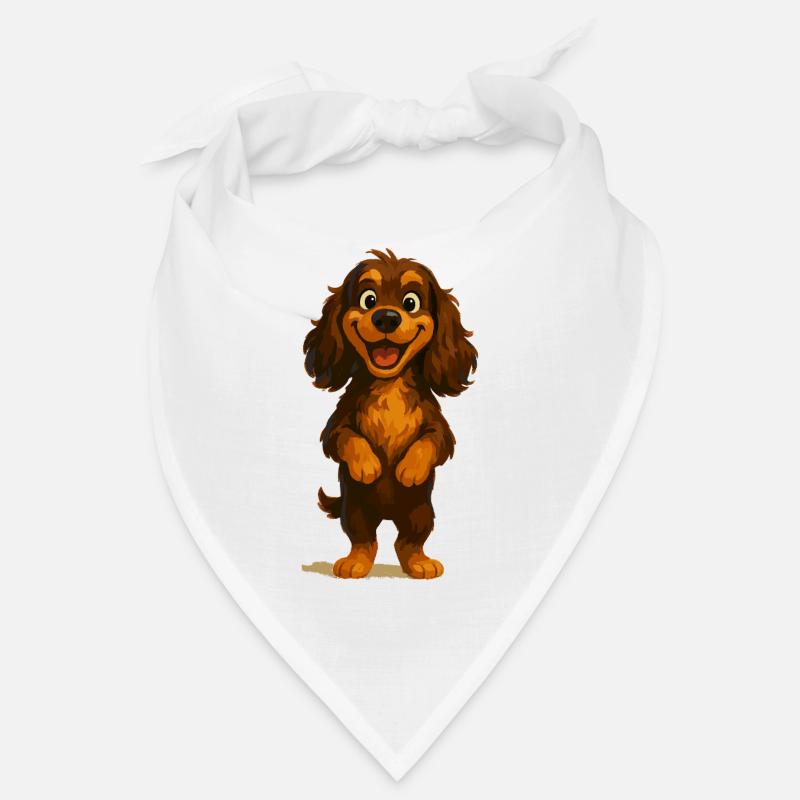 Cocker Spaniel souriant largement Bandana