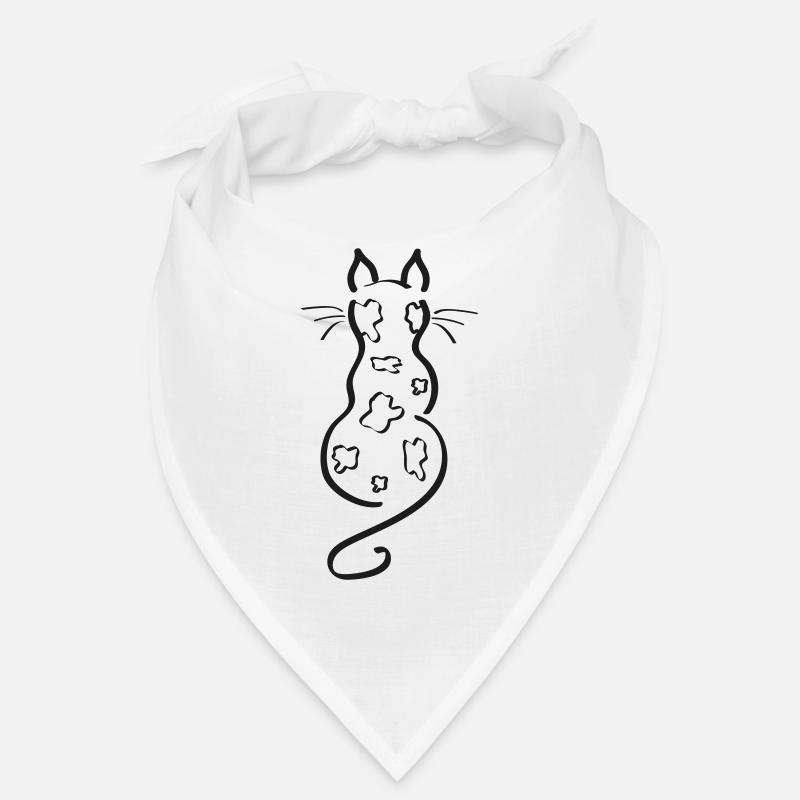 Écussons de dos Cat Minimalist Line Bengal Bandana