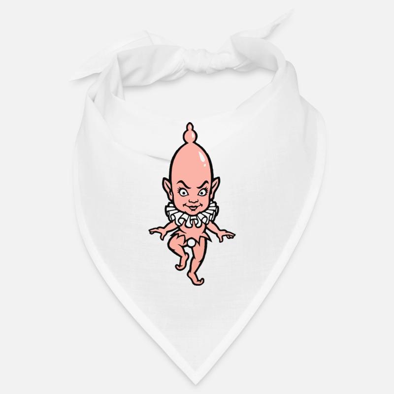 Cute Devil Baby with Collar Bandana