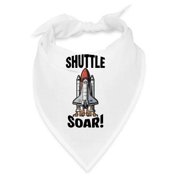 Start des Space Shuttle Soar - Bandana - Weiß - Vorne