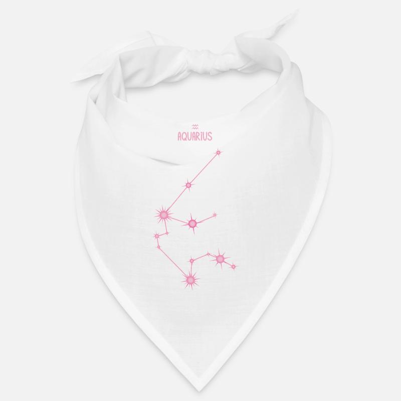 Wassermann Tierkreiszeichen Stern Sternbild Pink Bandana