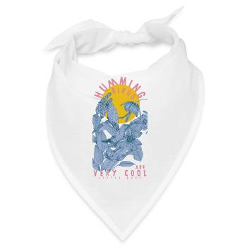 KOLIBRIS SIND SEHR COOLE KLEINE KERLE - Bandana - Weiß - Vorne
