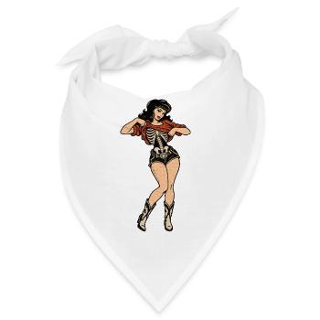 BIS AUF DIE KNOCHEN ABSTREIFEN - Bandana - Weiß - Vorne