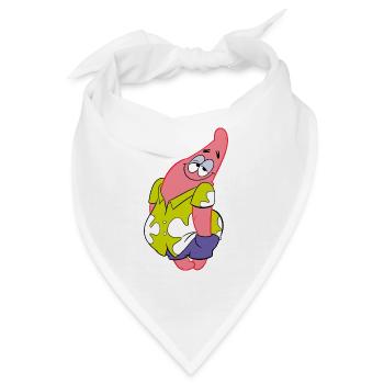The Patrick Star Show Patrick Charakterdesign - Bandana - Weiß - Vorne