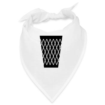 Geripptes - Apfelwein Glas - Bandana - Weiß - Vorne