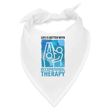 ERGOTHERAPEUTIN ERGOTHERAPIE - Bandana - Weiß - Vorne