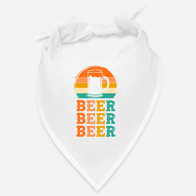 Bier Retro-Design Bier Geschenk Bandana