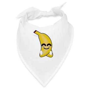 Funny Banana - Bandana - Weiß - Vorne