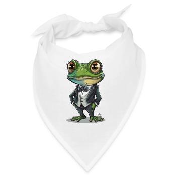 Smoking Frosch - Bandana - Weiß - Vorne