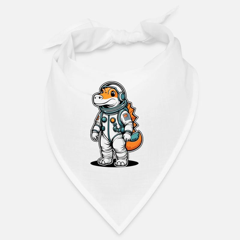 Dinosaurier Astronaut Illustration Bandana